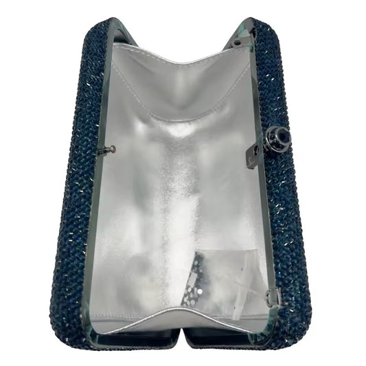 Million Mile Passport Crystal Clutch