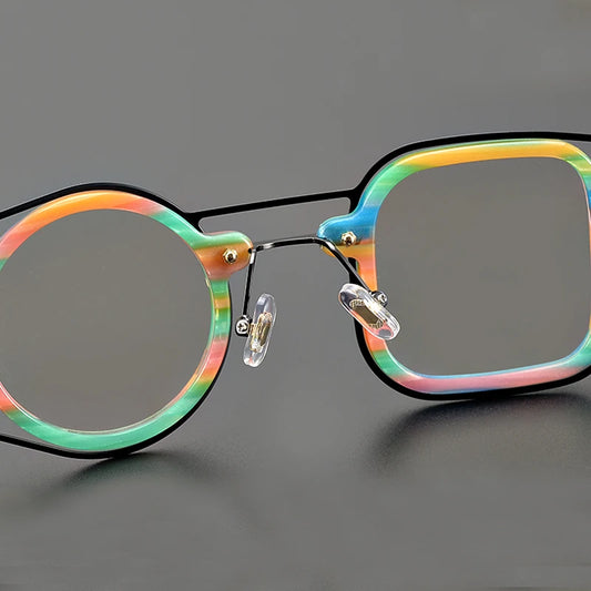 Colorful Asymmetric Geometric Vibes Frames - ODDSALTBoutique
