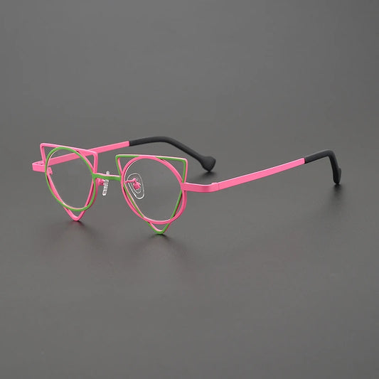 Vintage Geometric Electric Frames - ODDSALTBoutique