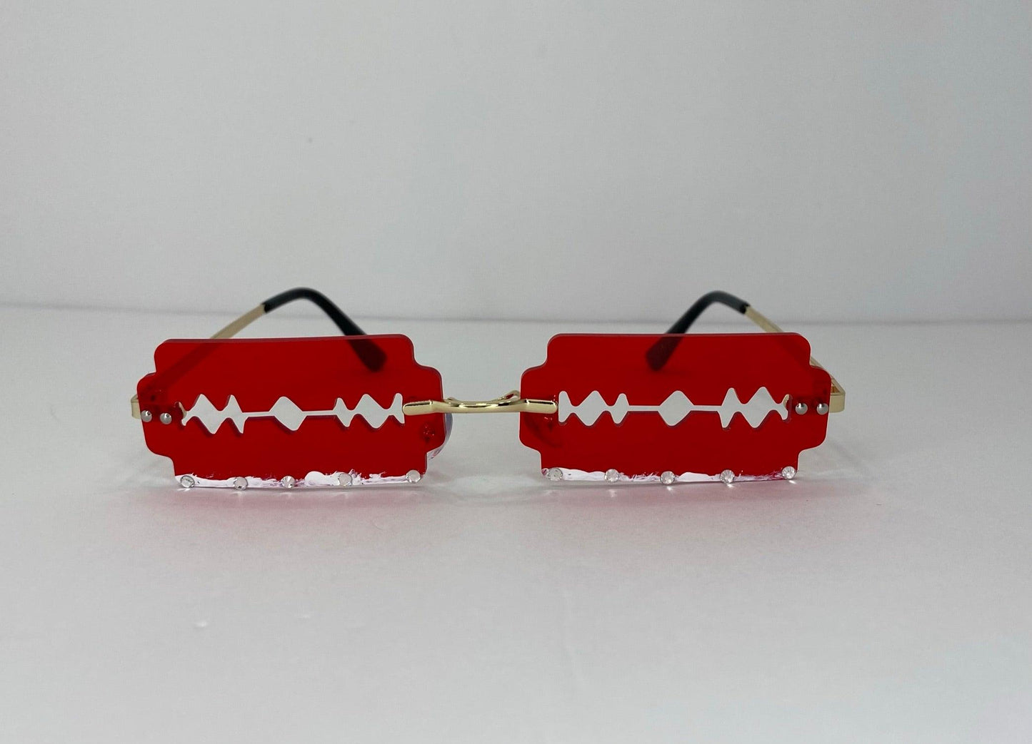Dusty Razor Red Sunglasses - ODDSALTBoutique