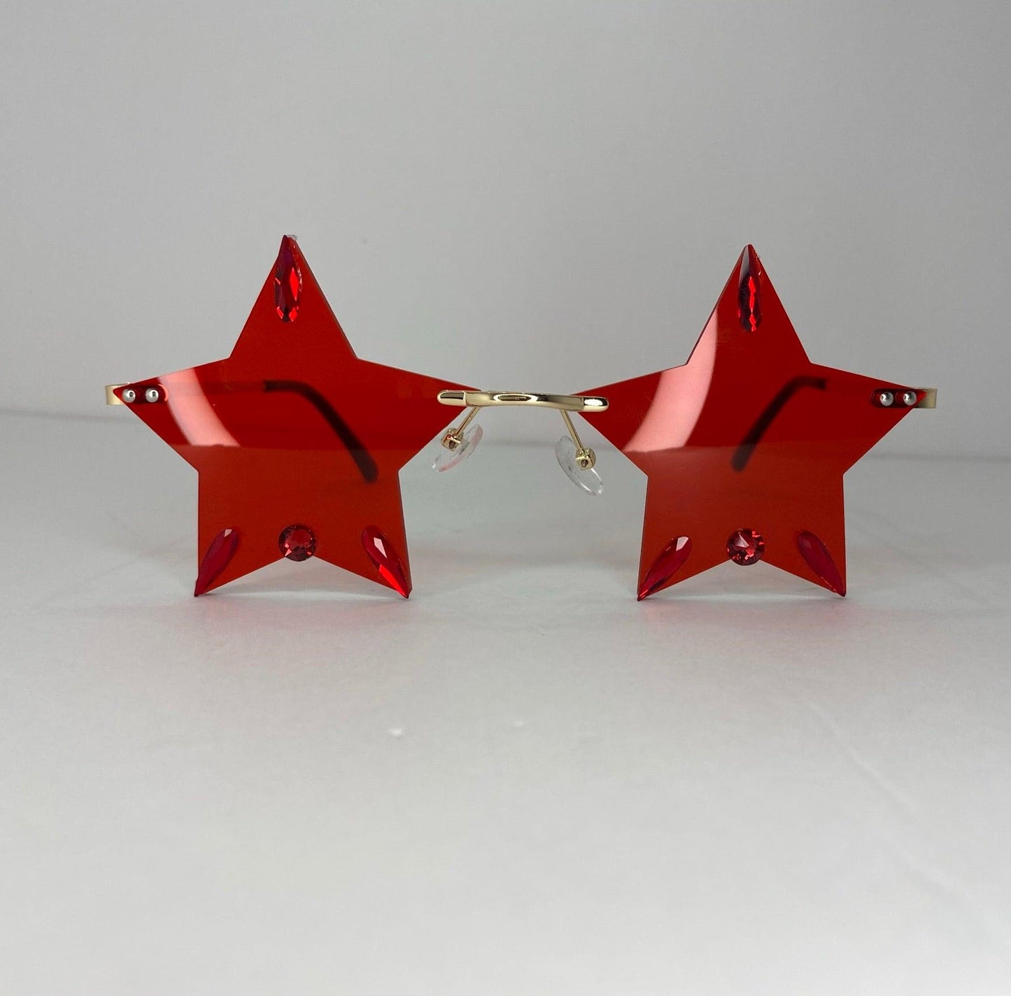 Red Seeing Stars Sunglasses - ODDSALTBoutique
