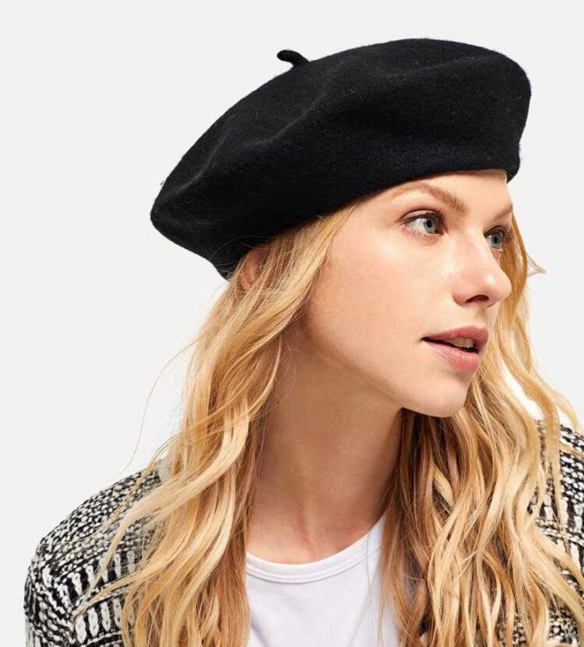 Custom Black Beret - ODDSALTBoutique