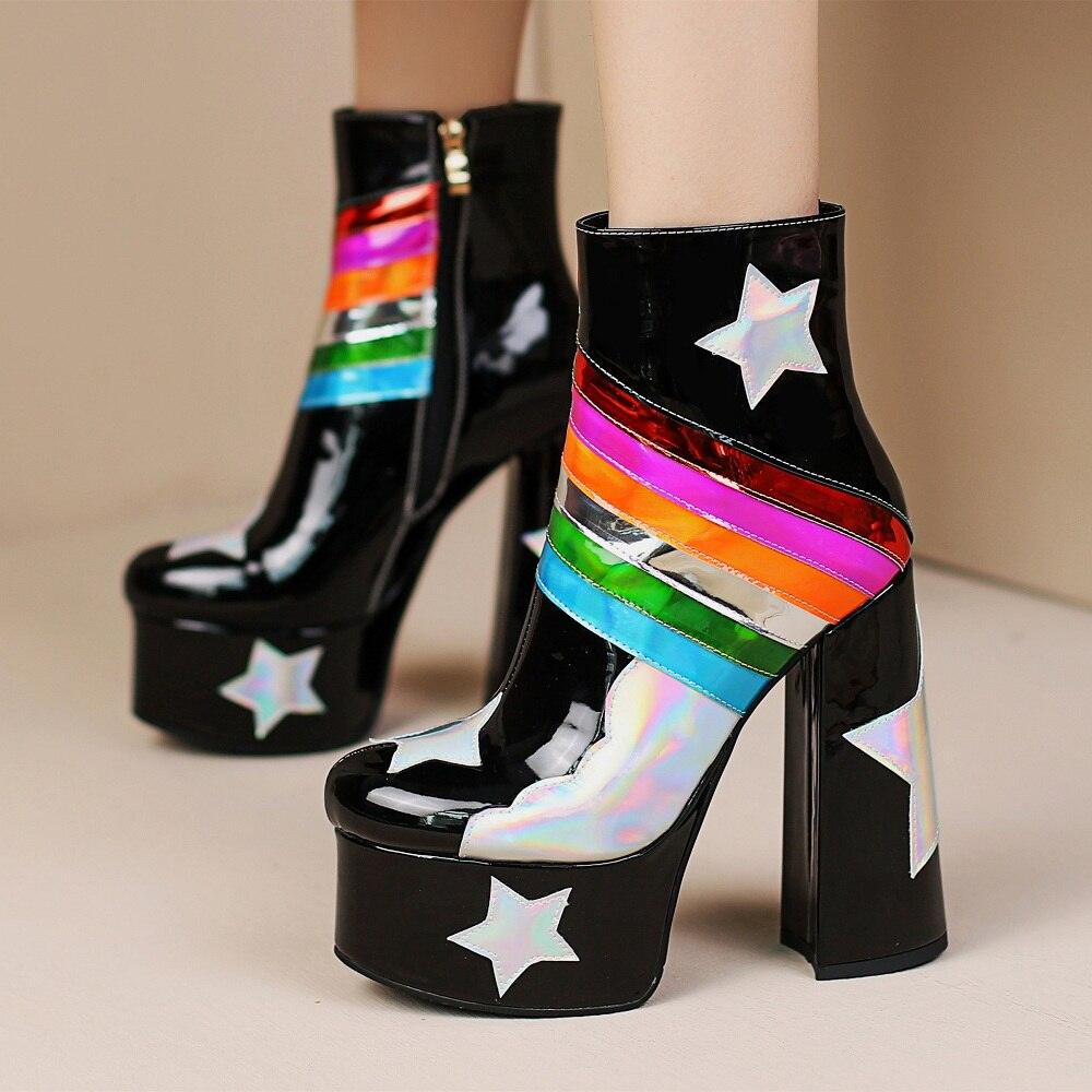 Rainbow Cloud Ankle Boot - ODDSALTBoutique