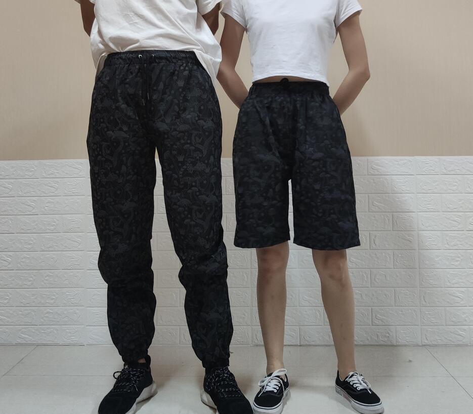 Men Mushroom Reflective Pants/Shorts - ODDSALTBoutique