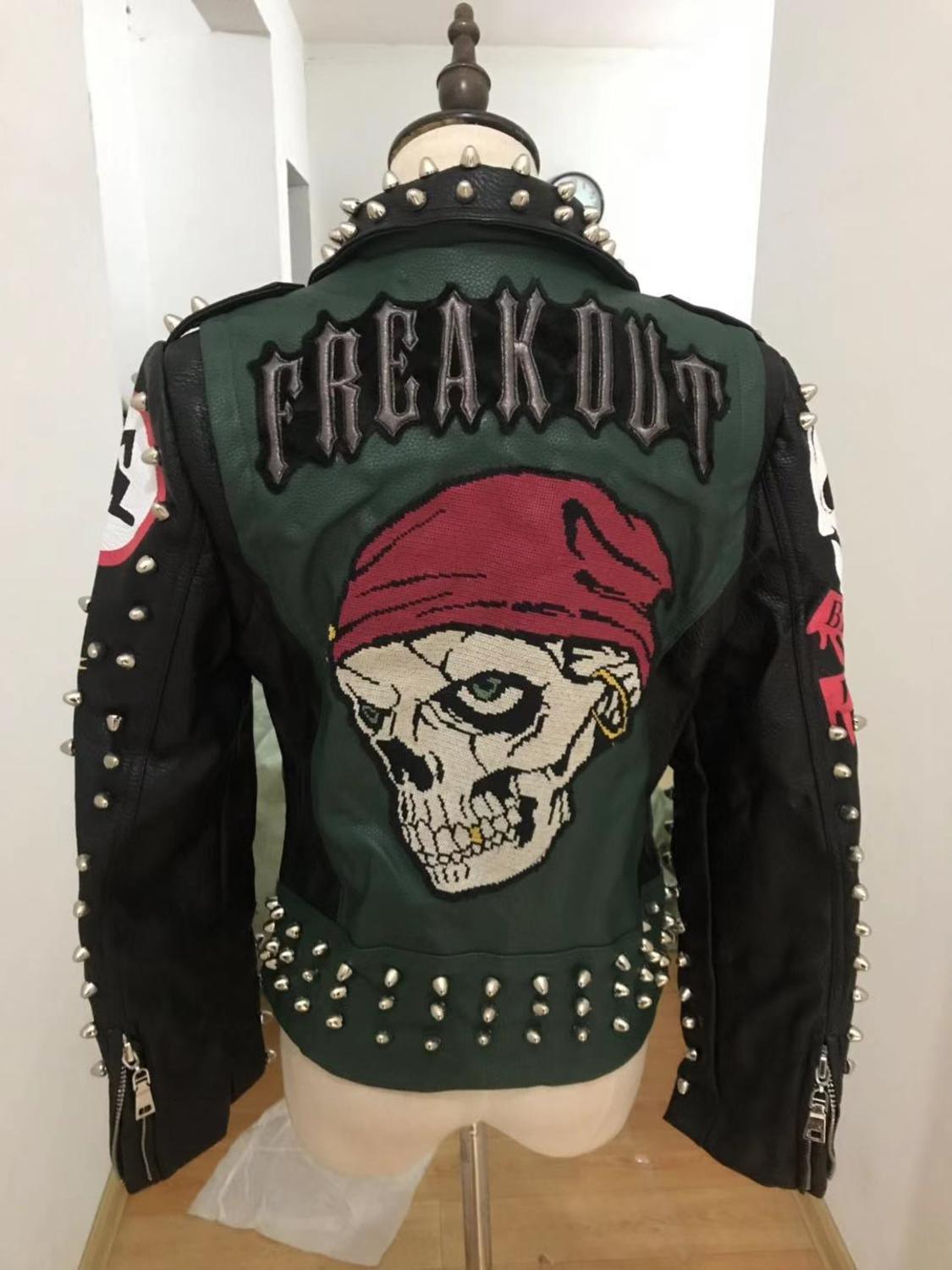 Freak Out Faux Leather Moto Jacket - ODDSALTBoutique