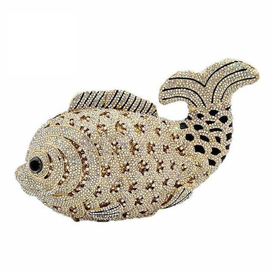 Mini Metal Goldfish Clutch - ODDSALTBoutique