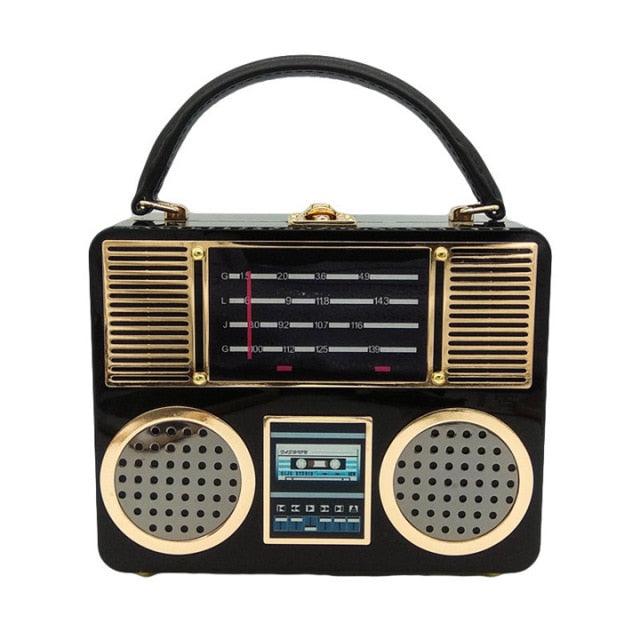 Retro Radio Box Clutch - ODDSALTBoutique