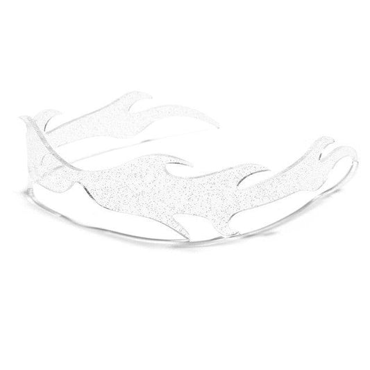 Plastic Shimmer Flames Sunglasses (not customized) - ODDSALTBoutique