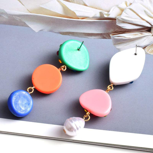 Irregular Parts Drop Earrings - ODDSALTBoutique