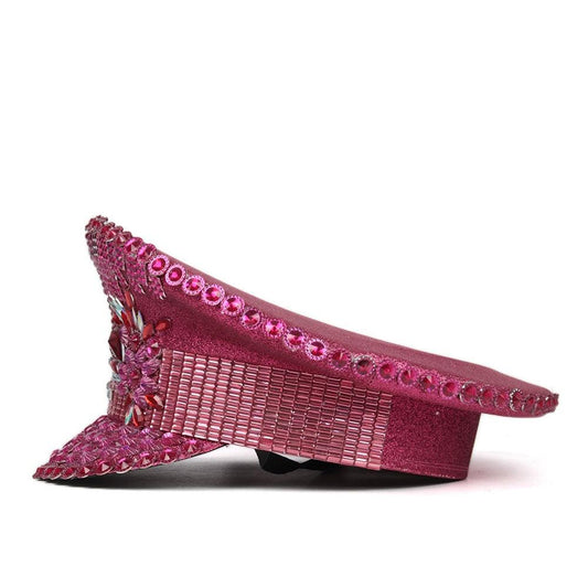 Pink Yachts and Things Captain Hat - ODDSALTBoutique