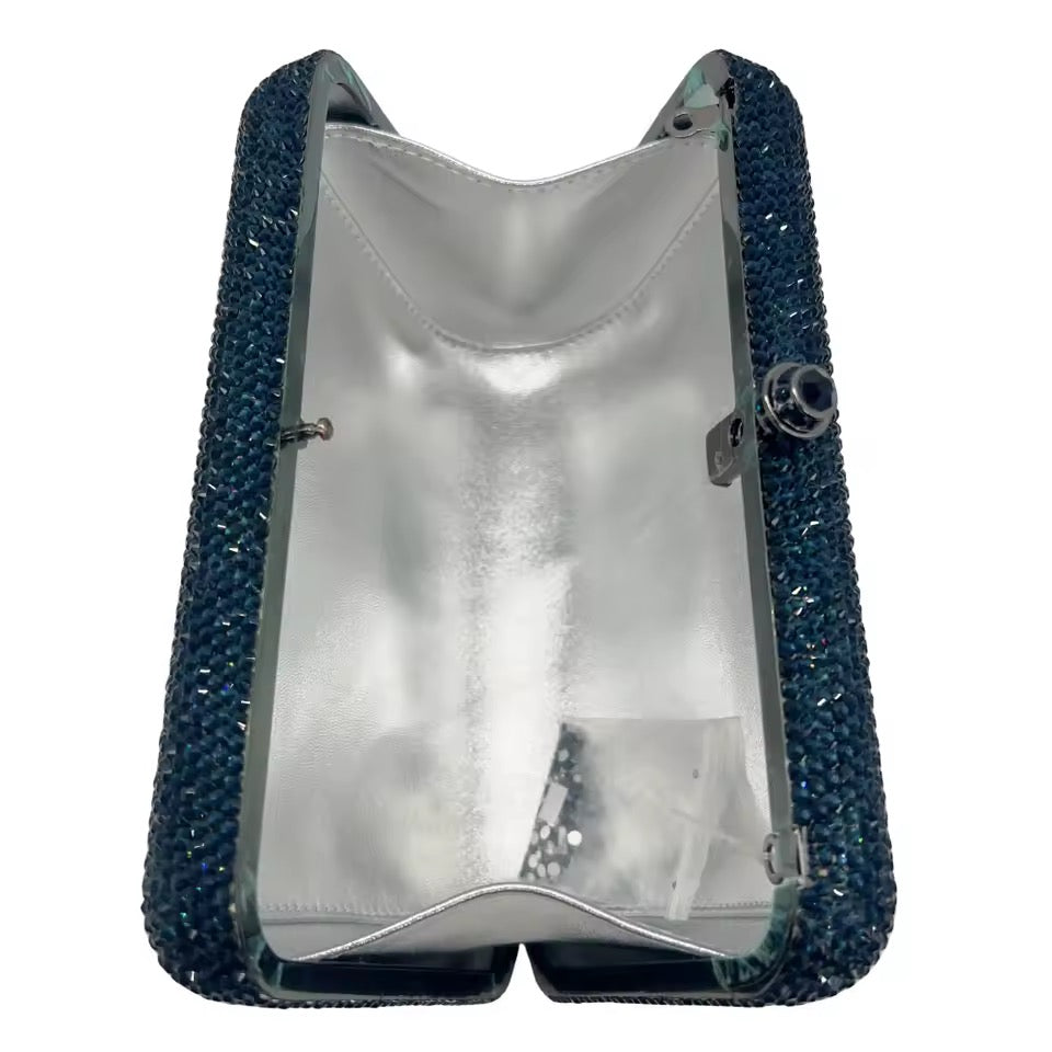 Million Mile Passport Crystal Clutch