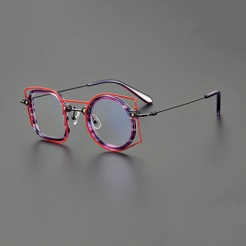 Colorful Asymmetric Geometric Vibes Frames