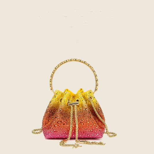 Crystal Sunset Bucket Bag