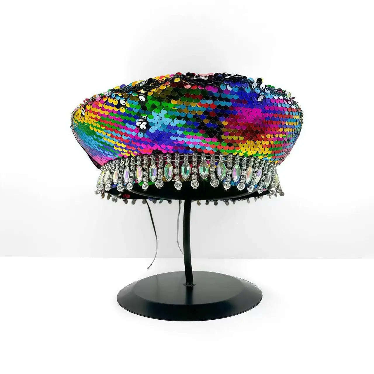 Colorful Disco Steampunk Beanie Hat