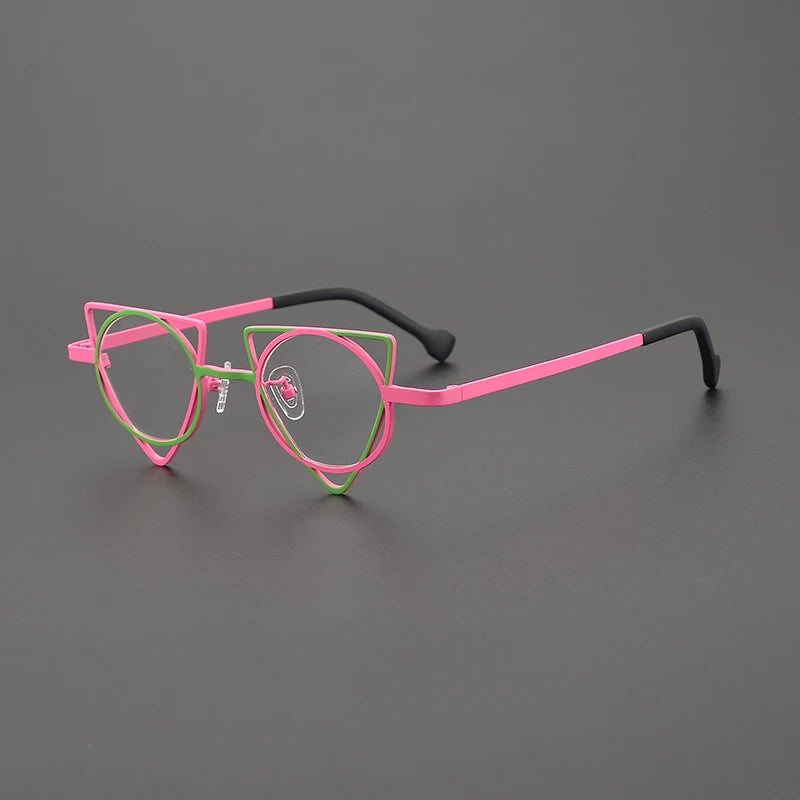 Vintage Geometric Electric Frames