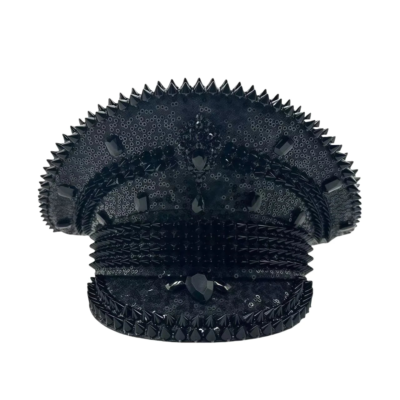 Glitter Sequin Rhinestone Captain Hat