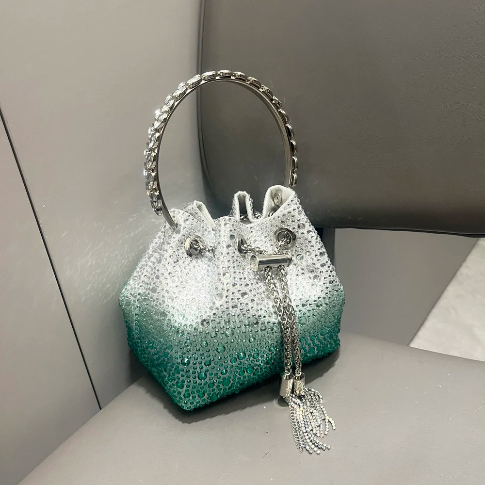 Crystal Sunset Bucket Bag