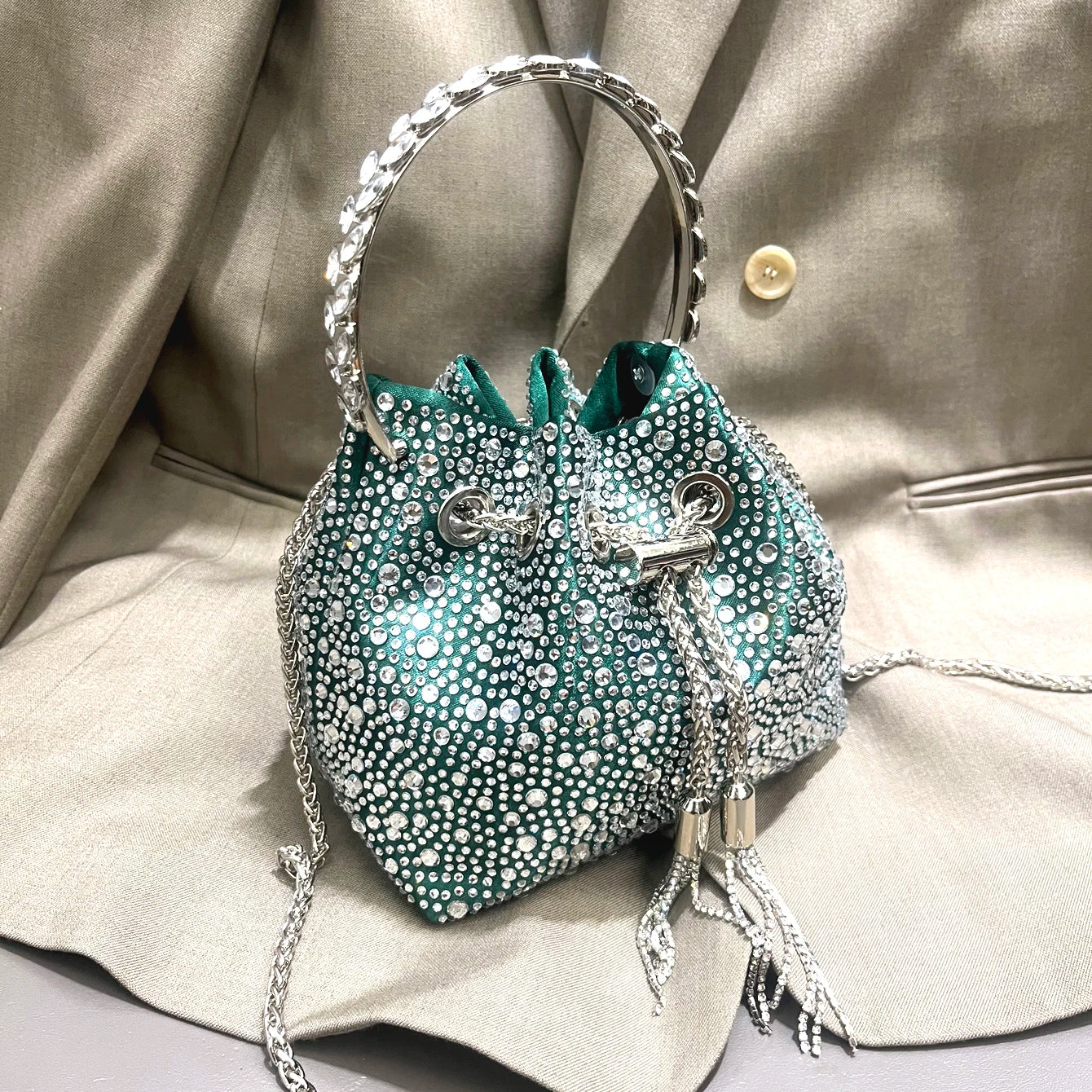 Crystal Sunset Bucket Bag
