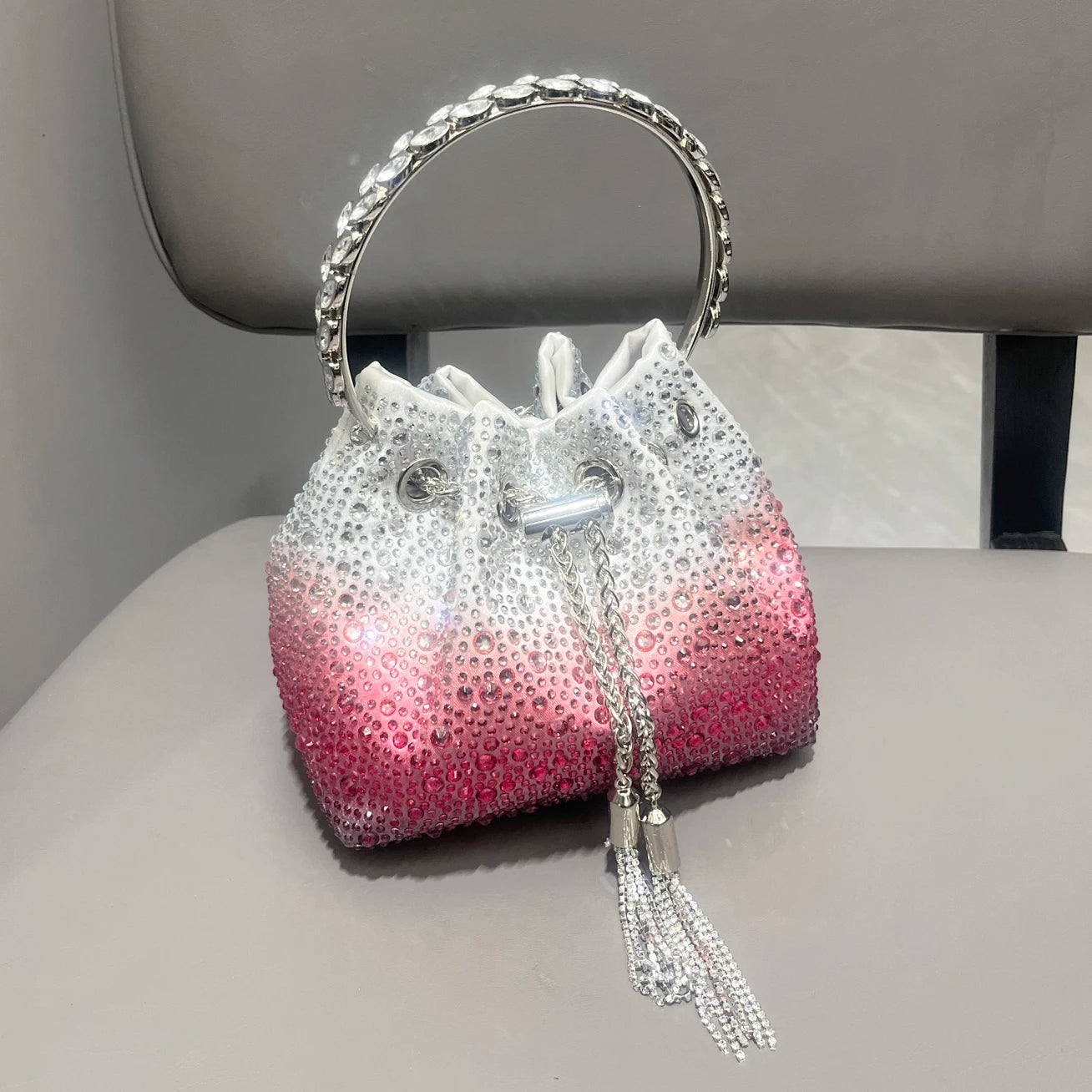 Crystal Sunset Bucket Bag