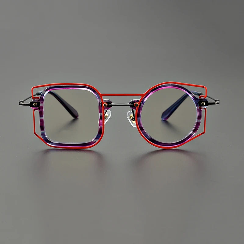 Colorful Asymmetric Geometric Vibes Frames