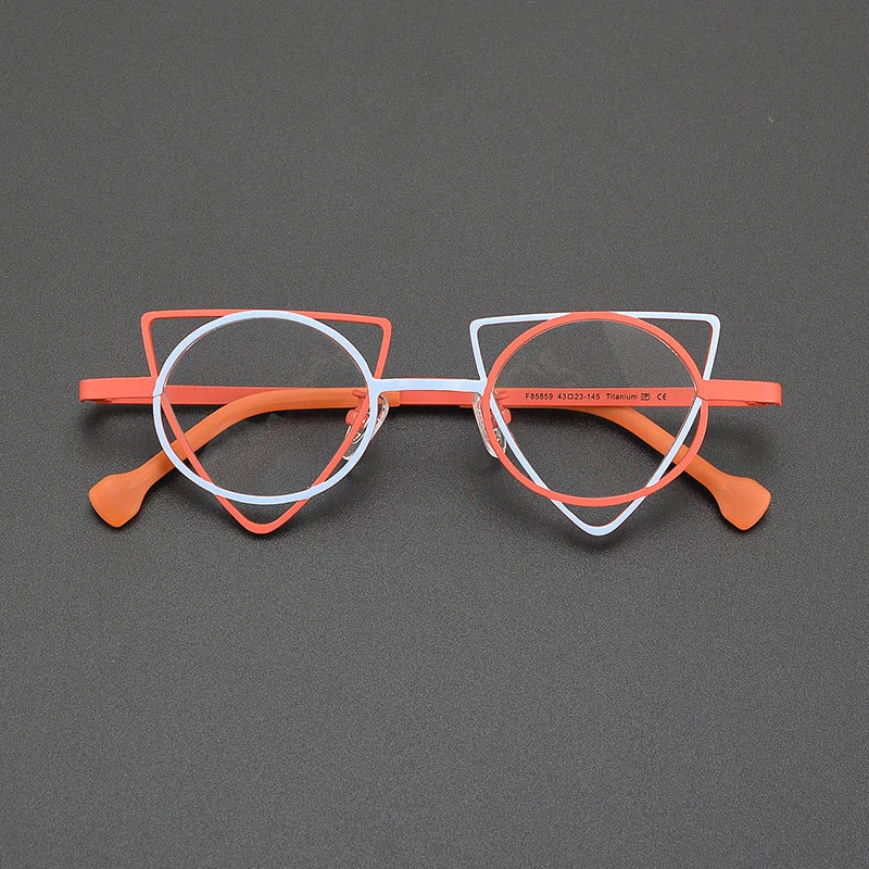 Vintage Geometric Electric Frames