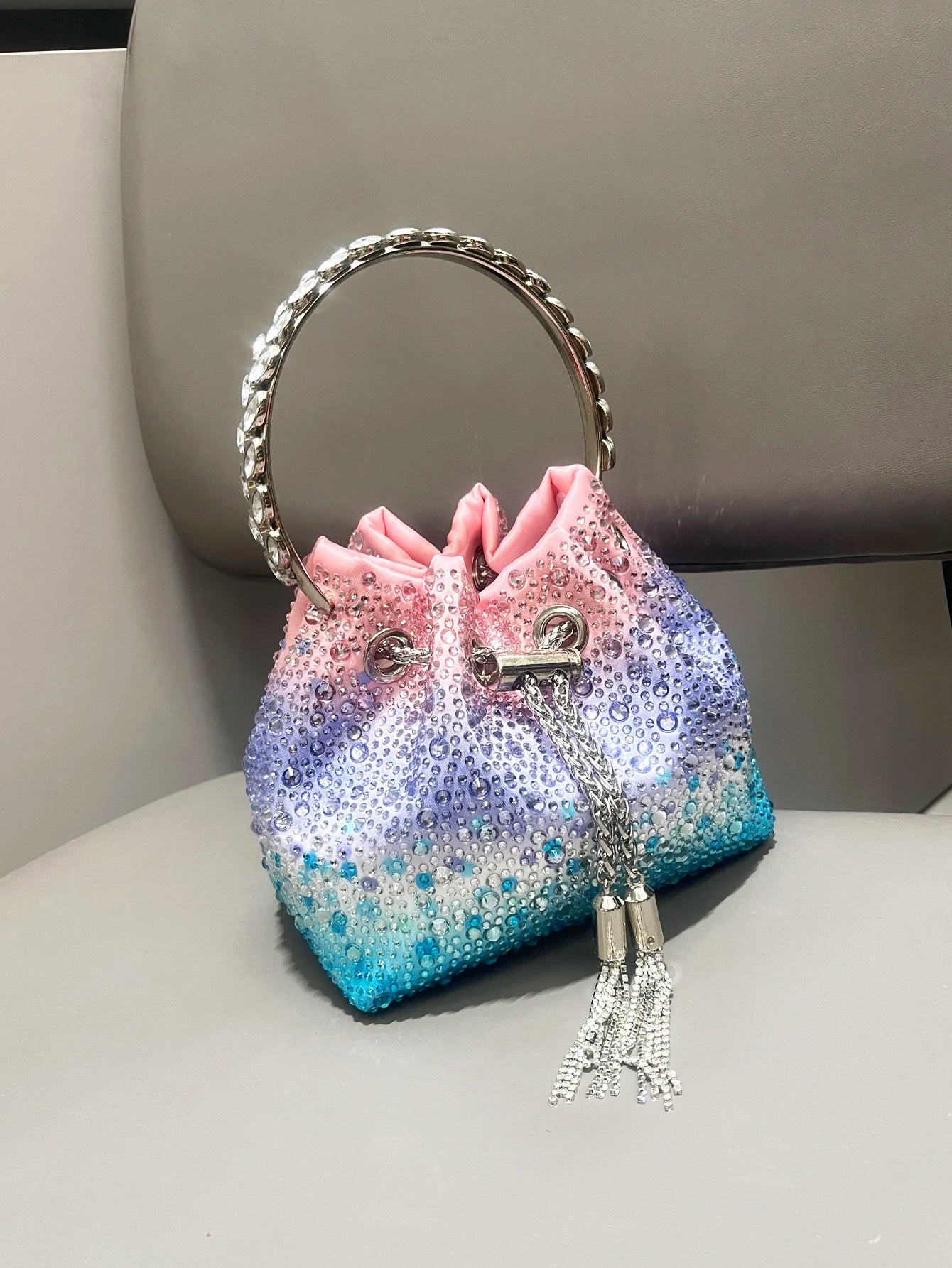 Crystal Sunset Bucket Bag