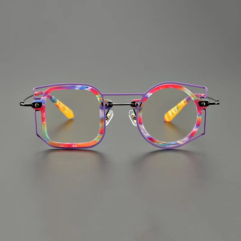 Colorful Asymmetric Geometric Vibes Frames