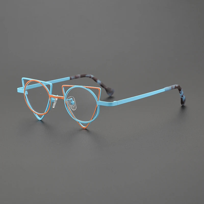 Vintage Geometric Electric Frames