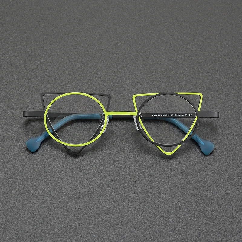 Vintage Geometric Electric Frames