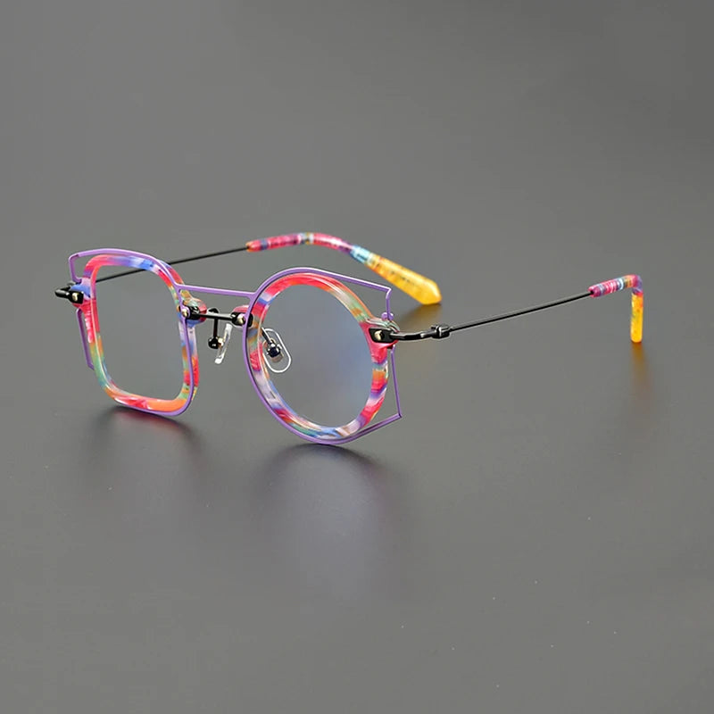 Colorful Asymmetric Geometric Vibes Frames