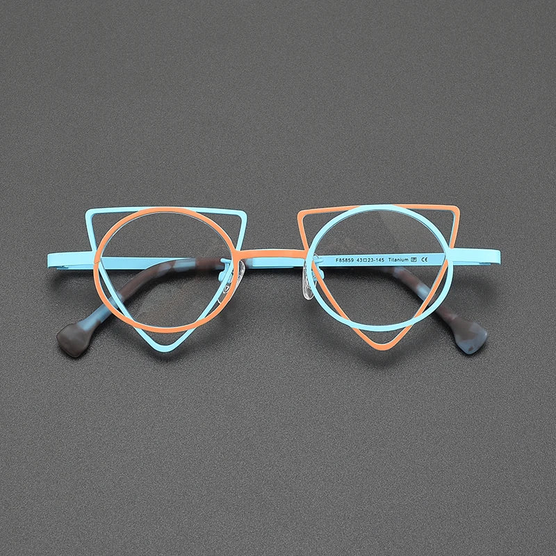 Vintage Geometric Electric Frames