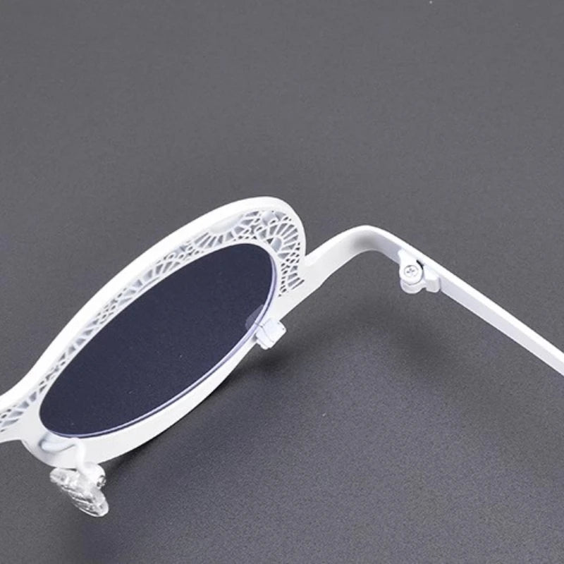 Steel Lace Retro Frame Sunglasses