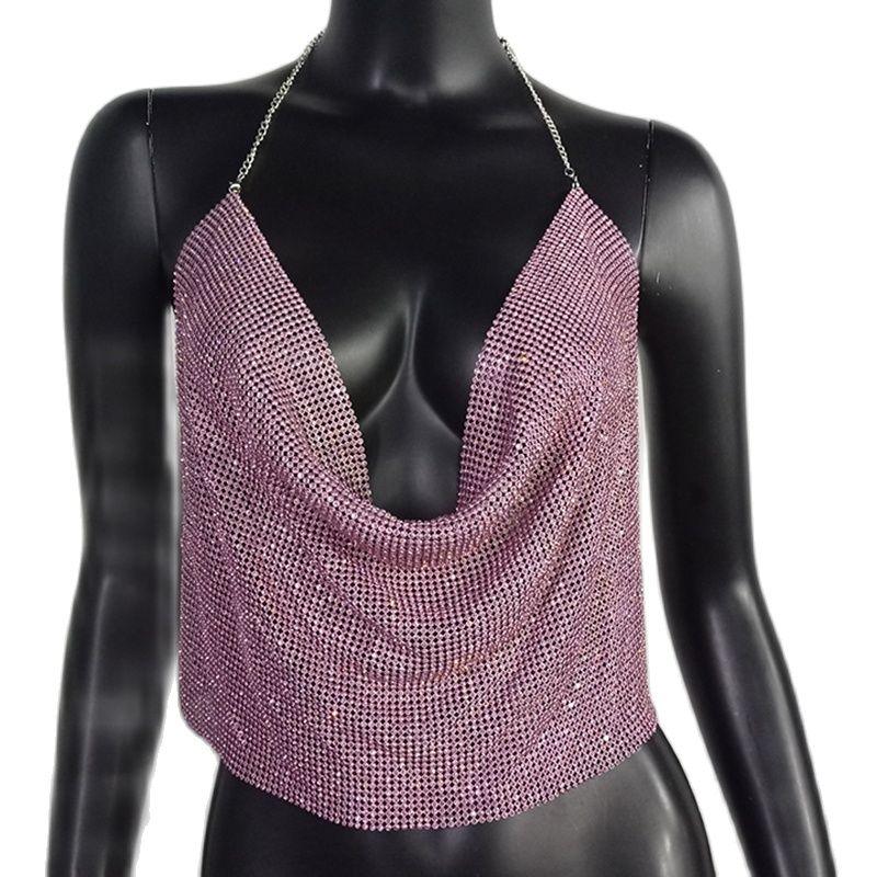 Dropped Rhinestone Top - ODDSALTBoutique