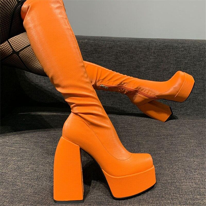 Candy Coated Chunky Platform Boots - ODDSALTBoutique
