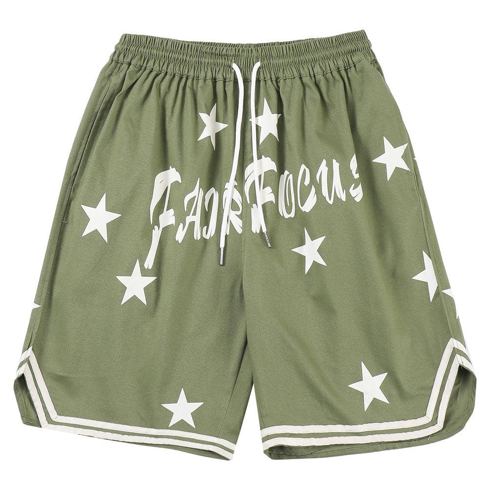 Casual Green Drawstring Shorts - ODDSALTBoutique
