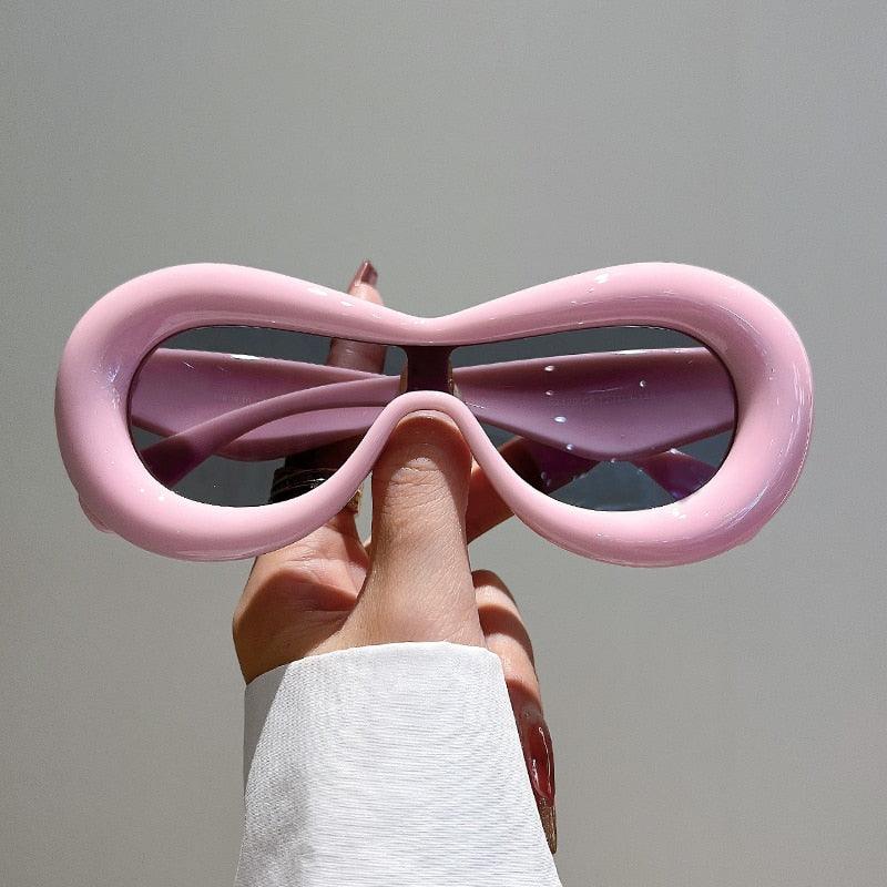 Candy Lip Goggle Frame Glasses - ODDSALTBoutique