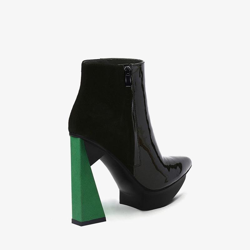 Abstract Ankle Boots - ODDSALTBoutique