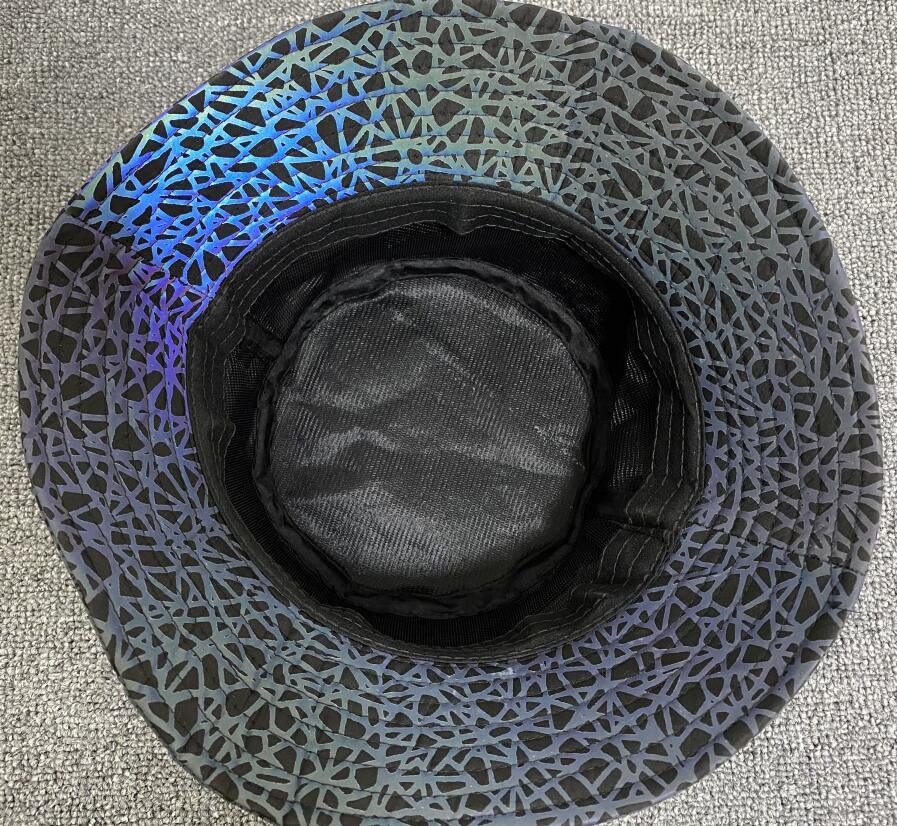 Unisex Reflective Bucket Geometric Hat - ODDSALTBoutique