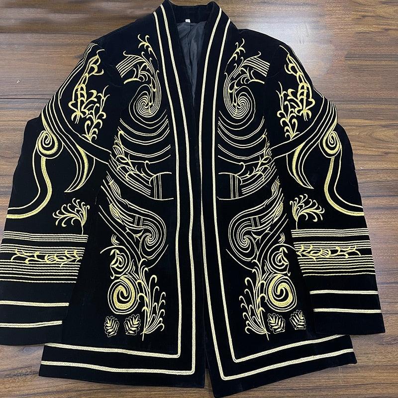 Vintage Embroidery Suit Jacket - ODDSALTBoutique