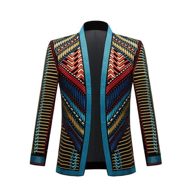 Vintage Embroidery Suit Jacket - ODDSALTBoutique