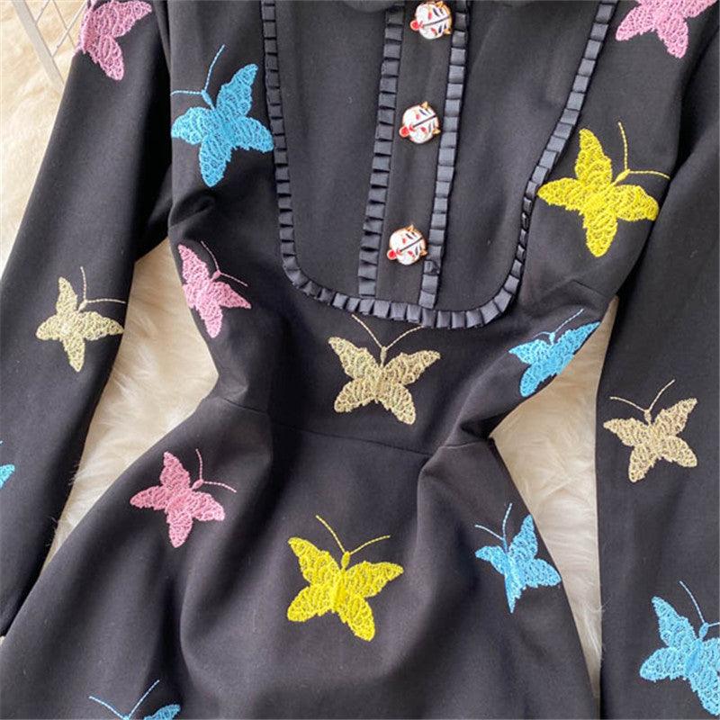 Butterfly Vouge Midi Prep Dress - ODDSALTBoutique